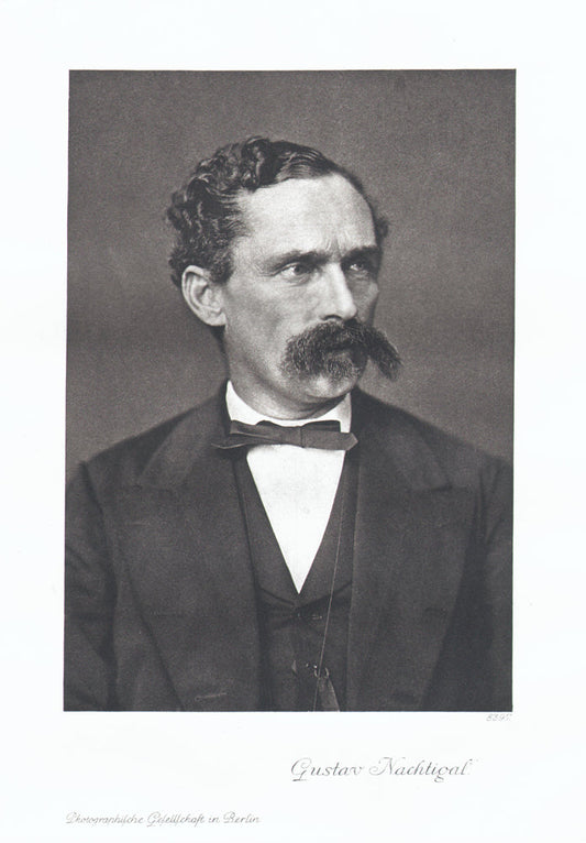 Portrait von Gustav Nachtigal Kunstdruck Tiefdruck